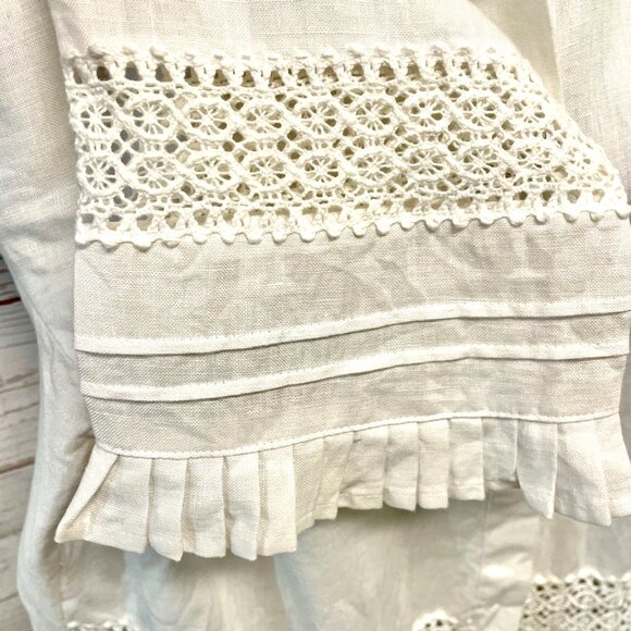 Richard Malcolm Irish Linen Blouse - Picture 3 of 5